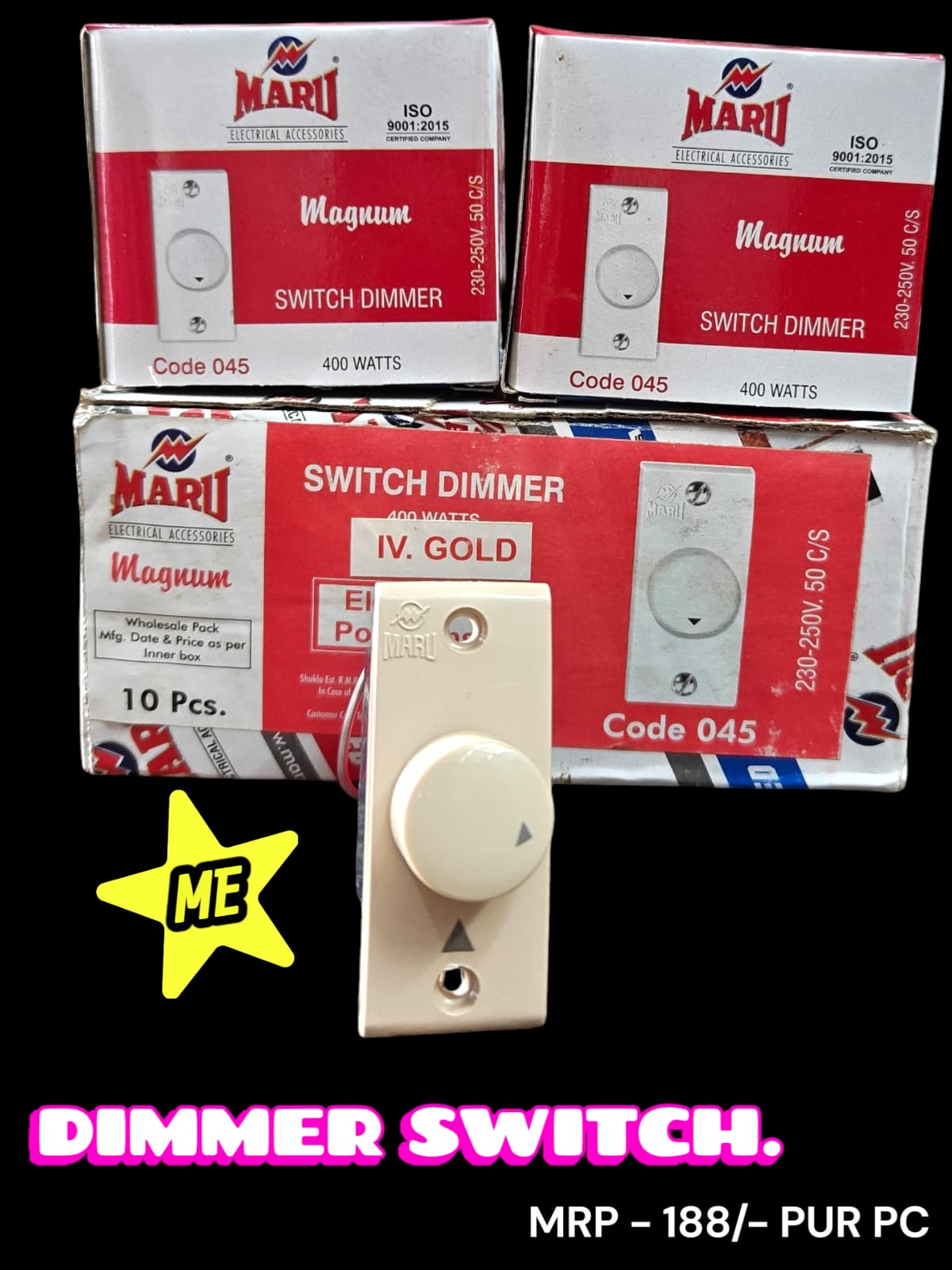 DIMMER SWITCH TYPE MARU